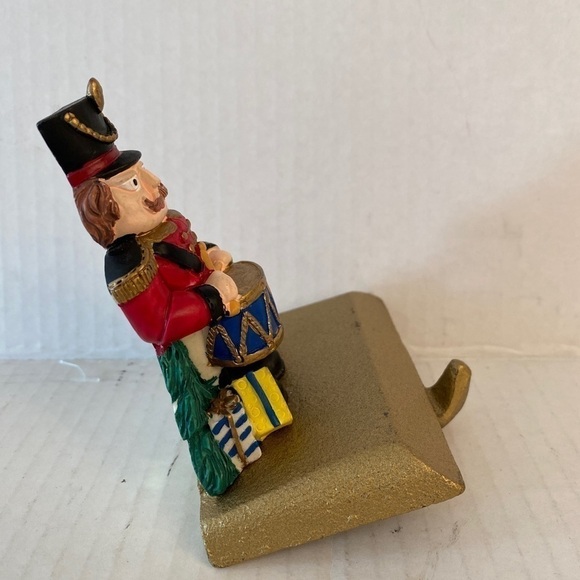 Stocking holder soldier Tin soldier traditional Christmas heavy - Picture 3 of 10
